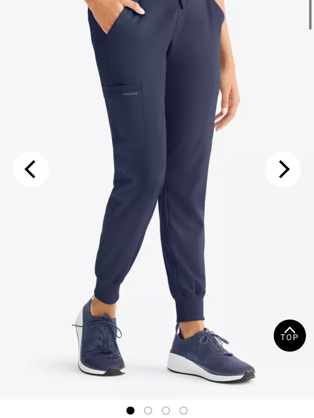 healing hands Navy Cargo Jogger Pants
